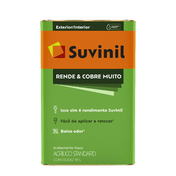 TINTA ACRÍLICA RENDE & COMBRE MUITO SUVINIL 18L - Impermix | Materiais de Construção