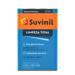 TINTA ACRÍLICA LIMPEZA TOTAL SUVINIL 18L - Impermix | Materiais de Construção