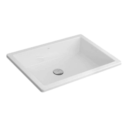 CUBA EMBUTIR/SOB RETANGULO 565X405MM BRANCO - Impermix | Materiais de Construção