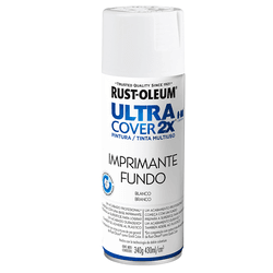 RUST OLEUM SPRAY UC IMPRIMANTE BRANCO FOSCO - Impermix | Materiais de Construção