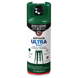 RUST OLEUM SPRAY ULTRA 5 EM 1 VERDE MILITAR BRILHA... - Impermix | Materiais de Construção