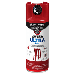 RUST OLEUM SPRAY ULTRA 5 EM 1 VERMELHO ESCURO BRIL - Impermix | Materiais de Construção