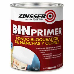 RUST OLEUM ZI ZINSSER BIN BRANCO FOSCO 0,946 L - Impermix | Materiais de Construção