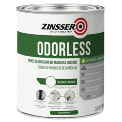 RUST OLEUM ZI ZINSSER ODORLESS BRANCO 0,946 L - Impermix | Materiais de Construção