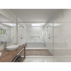 PORTINARI EP DUOMO MARMO WH POL 60X120 RET - Impermix | Materiais de Construção