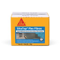 Sikatop Flex Fibras - CX 18KG - ImperSelantes - Produtos Técnicos para Impermeabilização 