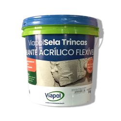 Viapol Sela Trincas Selante Acrílico - ImperSelantes - Produtos Técnicos para Impermeabilização 