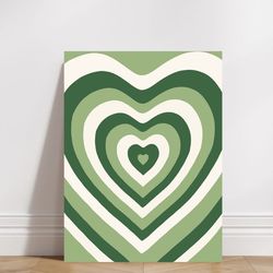 Plaquinha decorativa coração verde - PDCOVR01 - Iniciart