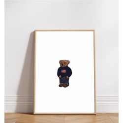 Quadro decorativo polo bear 1 - QUADRINHOPB01 - Iniciart