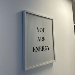 Quadro decorativo you are energy - 101 - Iniciart