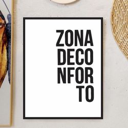 Quadro decorativo zona de conforto - 118 - Iniciart