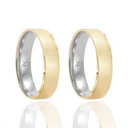 Par de Alianças de Moeda 5mm - MA1259 - MA1259 - Inova Jóias