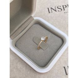 Anel de Noivado Em Ouro 18k/750 2.00mm De Largura ... - INSPIRY JOIAS