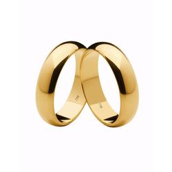 Par de Alianças Casamento Modelo Tradicional Ouro ... - INSPIRY JOIAS