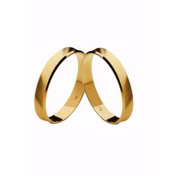 Par de Alianças Casamento Modelo Trabalhado Ouro 1... - INSPIRY JOIAS