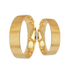 Par de Alianças Casamento Modelo Trabalhado Ouro 1... - INSPIRY JOIAS