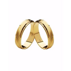 Par de Alianças Casamento Modelo Trabalhado Ouro 1... - INSPIRY JOIAS