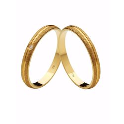 Par de Alianças Casamento Modelo Trabalhado Ouro 1... - INSPIRY JOIAS