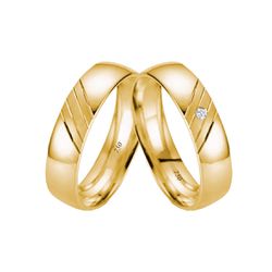 Par de Alianças Casamento Modelo Trabalhado Ouro 1... - INSPIRY JOIAS