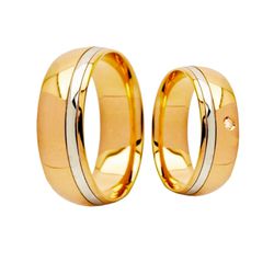 Par de Alianças Casamento Modelo Trabalhado Ouro 1... - INSPIRY JOIAS