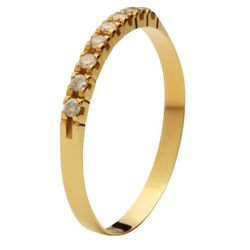 Meia Aliança Em Ouro 18k/750 2.20mm De Largura Ret... - INSPIRY JOIAS
