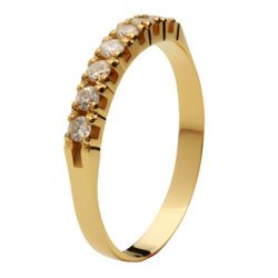 Meia Aliança Em Ouro 18k/750 2.80mm De Largura Ret... - INSPIRY JOIAS