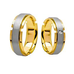 Par de Alianças Casamento Modelo Trabalhado Ouro 1... - INSPIRY JOIAS