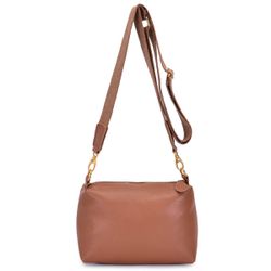 Bolsa Feminina Alça Transversal em Couro legitimo ... - Ipê Mulato