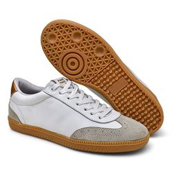 Tenis Casual Feminino Couro Confort Elegante cor B... - Ipê Mulato