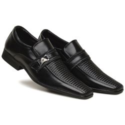 Sapato Social Masculino Classico Elástico Conforto... - Ipê Mulato