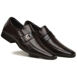 Sapato Masculino Social Elegante Elástico Conforto... - Ipê Mulato
