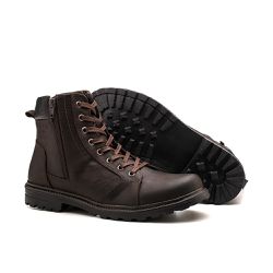 Coturno Masculino Bota Nebraska Classico Couro Leg... - Ipê Mulato