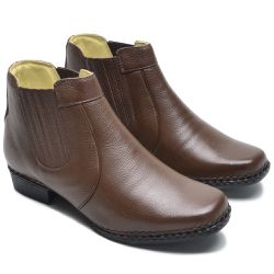 Bota Masculina Couro Legítimo Botina cor Florter C... - Ipê Mulato