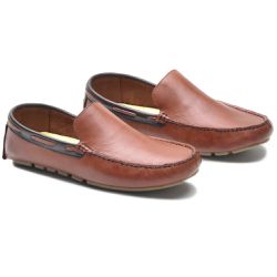 Mocassim masculino couro cor Cafe - CLA102C - Ipê Mulato