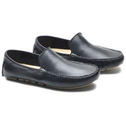 Mocassim masculino couro cor Preto - CLA102P - Ipê Mulato