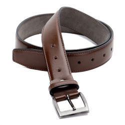 Cinto Masculino Couro Legítimo Costura Lateral - R... - Ipê Mulato