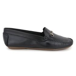 Mocassim Feminino Couro legitimo Elegante 460P Pre... - Ipê Mulato