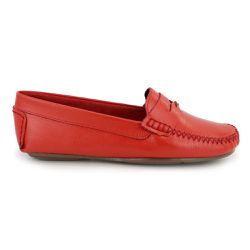 Mocassim Feminino Couro legitimo Confortavel 450V ... - Ipê Mulato