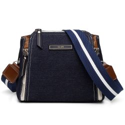 Bolsa 3 Ziper Lona Alça Ajustável Removível Cor Ma... - Ipê Mulato