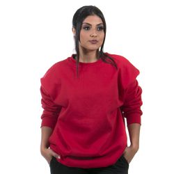 Moletom Gola Careca Liso Cor Vermelho - 68xECOM000... - Ipê Mulato