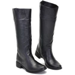 Bota CL cano alto couro legitimo cor preto - CLA20... - Ipê Mulato
