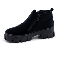 Bota Coturno Feminino Couro Cano Baixo Elegante So... - Ipê Mulato