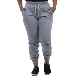 Calça Lisa De Moletom Feminina Cor Cinza - 68xECOM... - Ipê Mulato
