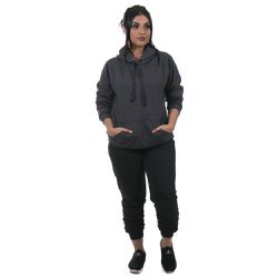 Conjunto Moletom Feminino Calça Preta e Blusa De M... - Ipê Mulato