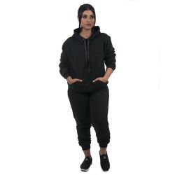 Conjunto Feminino Calça Preta e Blusa De Moletom C... - Ipê Mulato