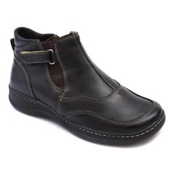 Botas Femininas De Elastico, Bota Confortavel Pret... - ISTTONY SHOES