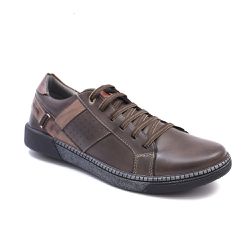 Sapatenis Casual Masculino Isttony Confort Café - ... - ISTTONY SHOES