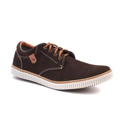 Sapatenis Casual Masculino Isttony Camurça Café - ... - ISTTONY SHOES