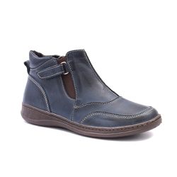 Bota Feminina de Cano Baixo Isttony Confort Marinh... - ISTTONY SHOES