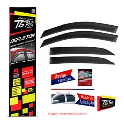 Calha de Chuva Defletor Fox 04/11 4p Tg Poli Garantia 5 Anos... - TALCAR ACESSÓRIOS